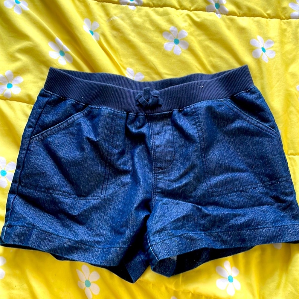 Denim shorts with elastic band, size kids XL/14-16